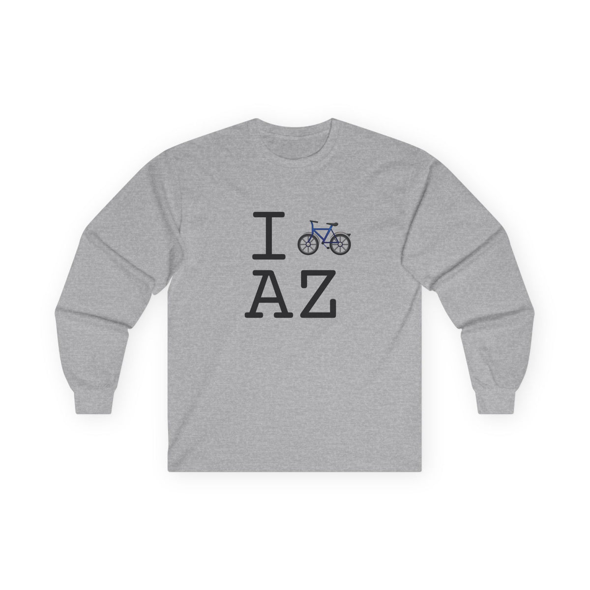 "I Bicycle Arizona" Long Sleeve Shirt