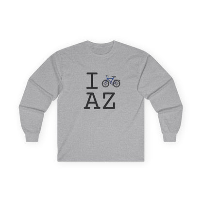 "I Bicycle Arizona" Long Sleeve Shirt