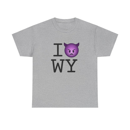 "I'm an Angry Devil about Wyoming" Tee