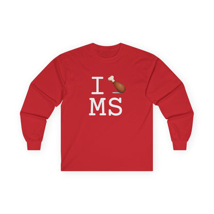 "I Chicken Drumstick Mississippi" Long Sleeve Shirt