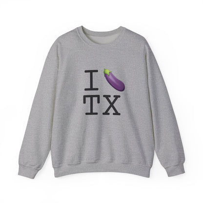 "I Eggplant Texas" Sweatshirt