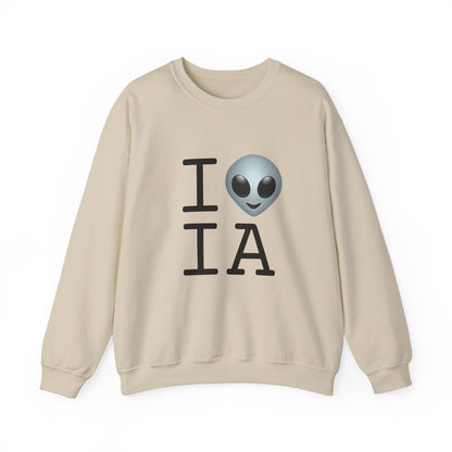 "I Feel Alien in Iowa" Sweatshirt