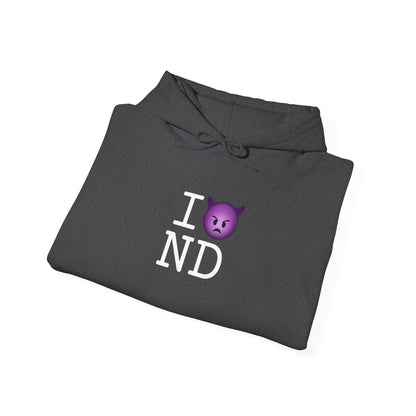 "I'm an Angry Devil about North Dakota" Hoodie