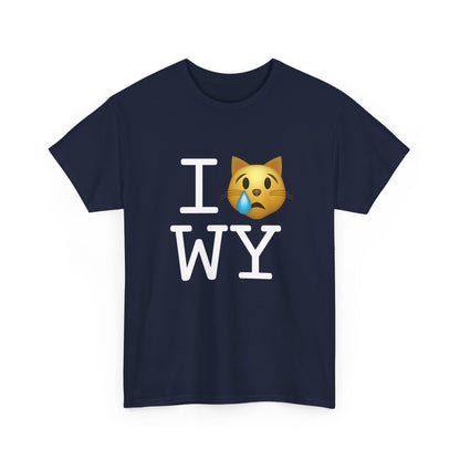 "I'm a Crying Cat about Wyoming" Tee