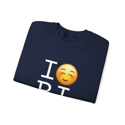 "I Blush at Rhode Island" Sweatshirt