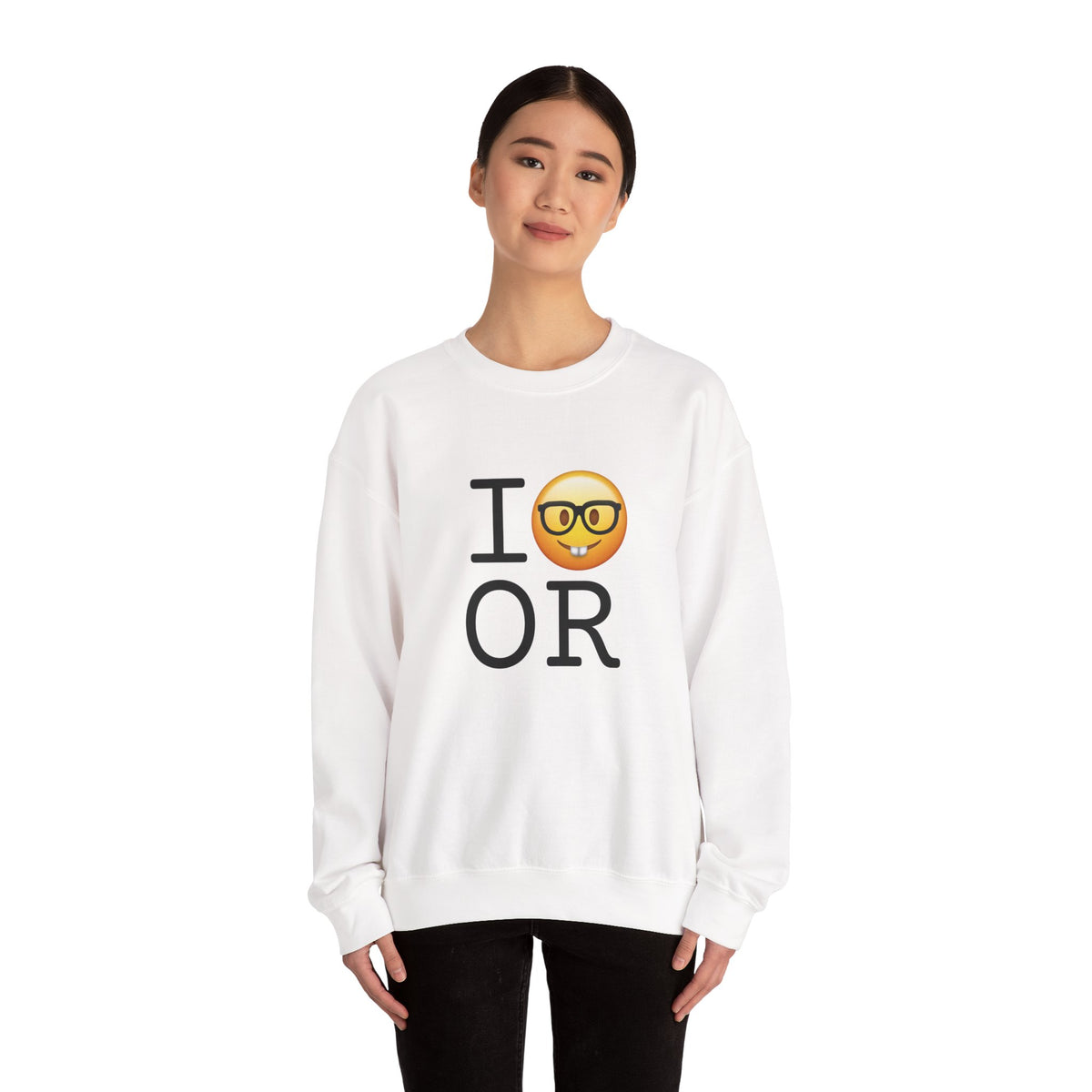 "I'm a Nerd about Oregon" Sweatshirt