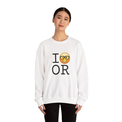 "I'm a Nerd about Oregon" Sweatshirt