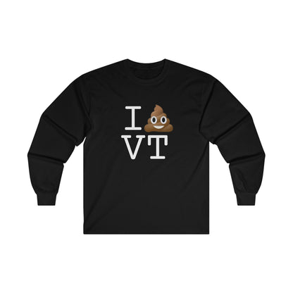 "I Poop in Vermont" Long Sleeve Shirt