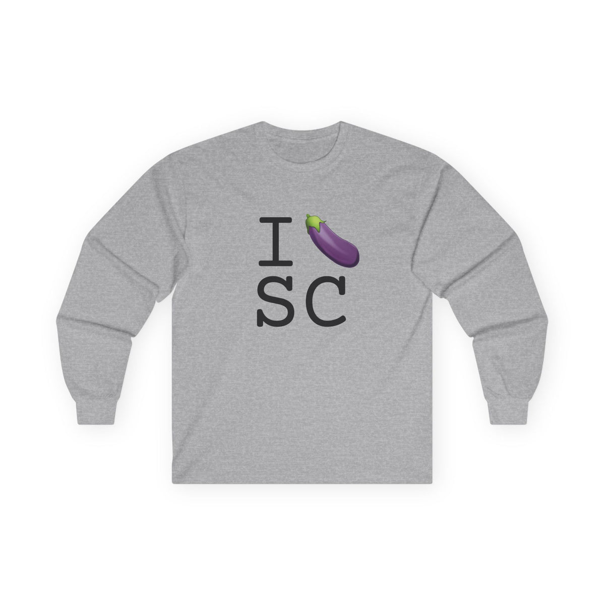 "I Eggplant South Carolina" Long Sleeve Shirt