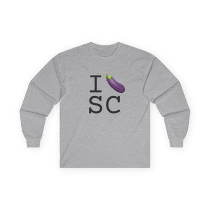 "I Eggplant South Carolina" Long Sleeve Shirt