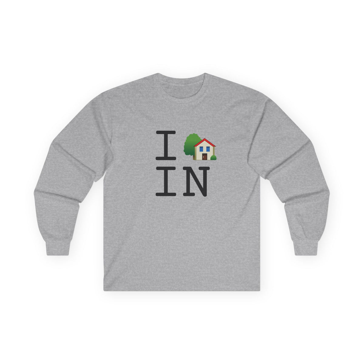 "I'm Home in Indiana" Long Sleeve Shirt