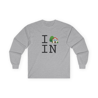 "I'm Home in Indiana" Long Sleeve Shirt