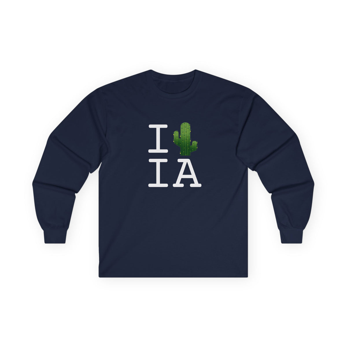 "I Cactus Iowa" Long Sleeve Shirt