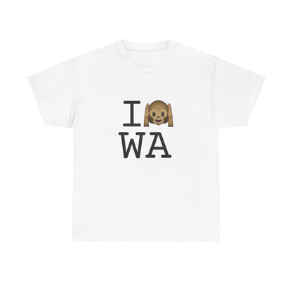 "I Don't Hear Washington" Tee