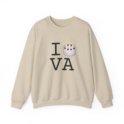 "I Birthday Cake Virginia" Sweatshirt