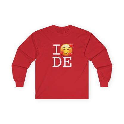 "I Adore Delaware" Long Sleeve Shirt