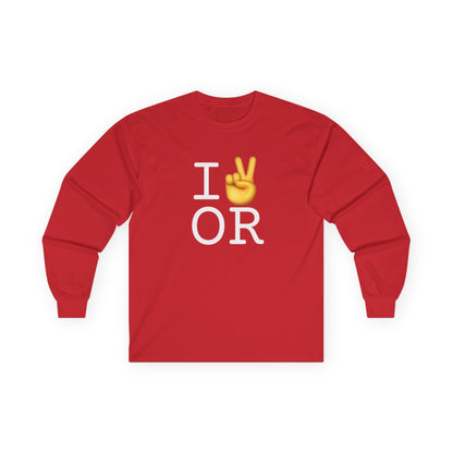 "I Show Peace to Oregon" Long Sleeve Shirt