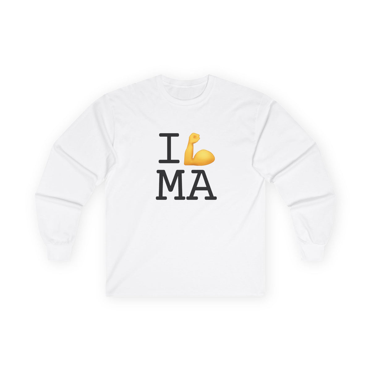 "I Flex in/on Massachusetts" Long Sleeve Shirt