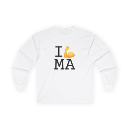 "I Flex in/on Massachusetts" Long Sleeve Shirt