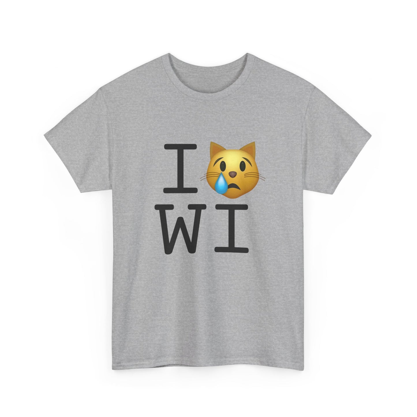"I'm a Crying Cat about Wisconsin" Tee