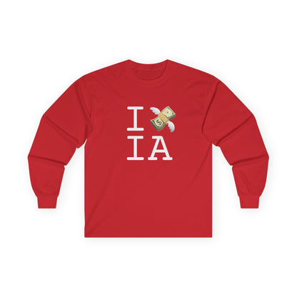 "I Lose Money in Iowa" Long Sleeve Shirt