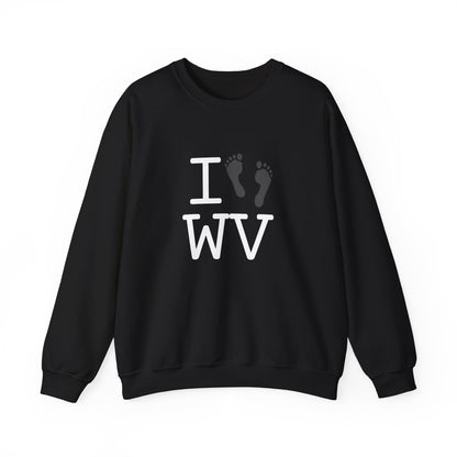 "I leave Footsteps in West Virginia" Sweatshirt