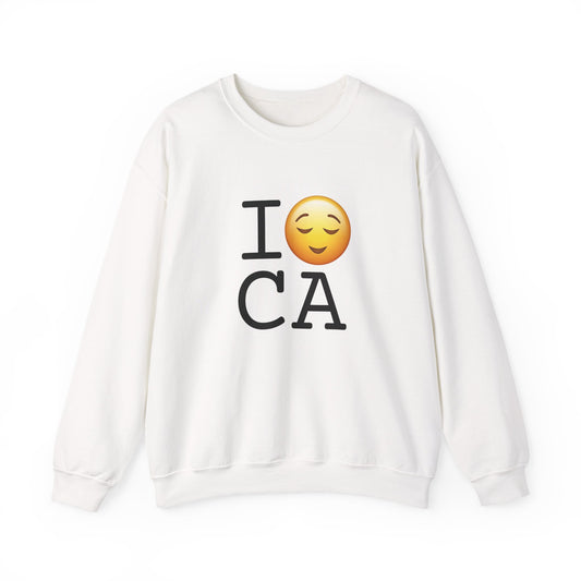 "I'm Relieved about California" Sweatshirt
