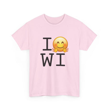 "I Hug Wisconsin" Tee