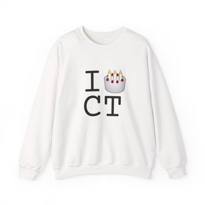 "I Birthday Cake Connecticut" Sweatshirt