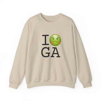 "I'm Nauseous about Georgia" Sweatshirt
