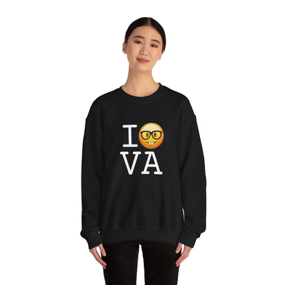 "I'm a Nerd about Virginia" Sweatshirt
