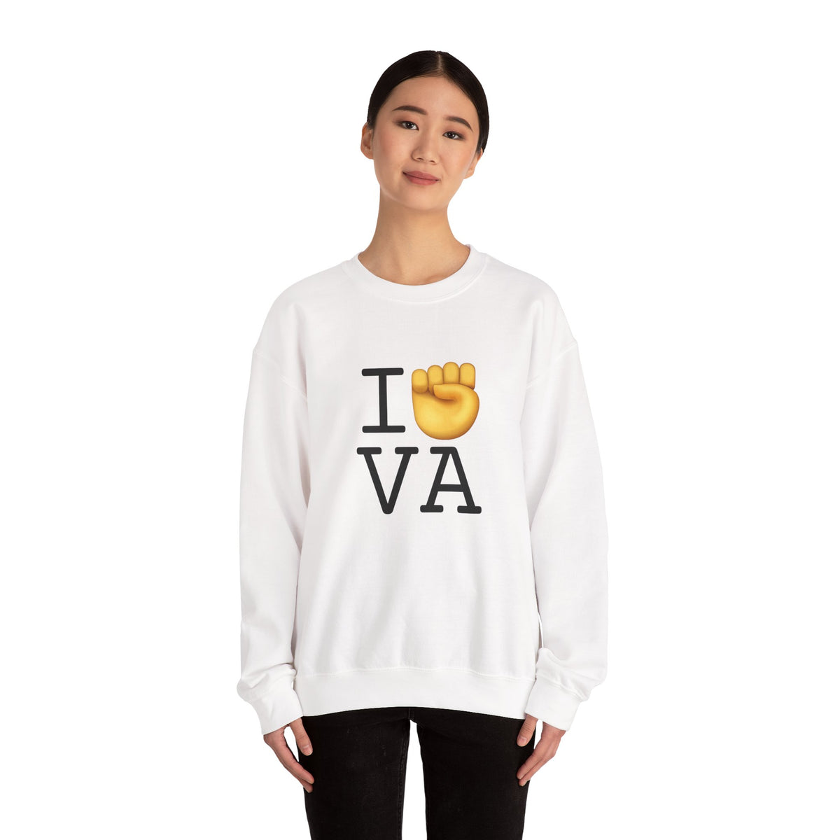 "I Raise my Fist with Virginia" Sweatshirt