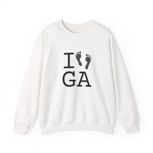 "I leave Footsteps in Georgia" Sweatshirt