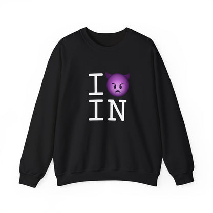 "I'm an Angry Devil about Indiana" Sweatshirt