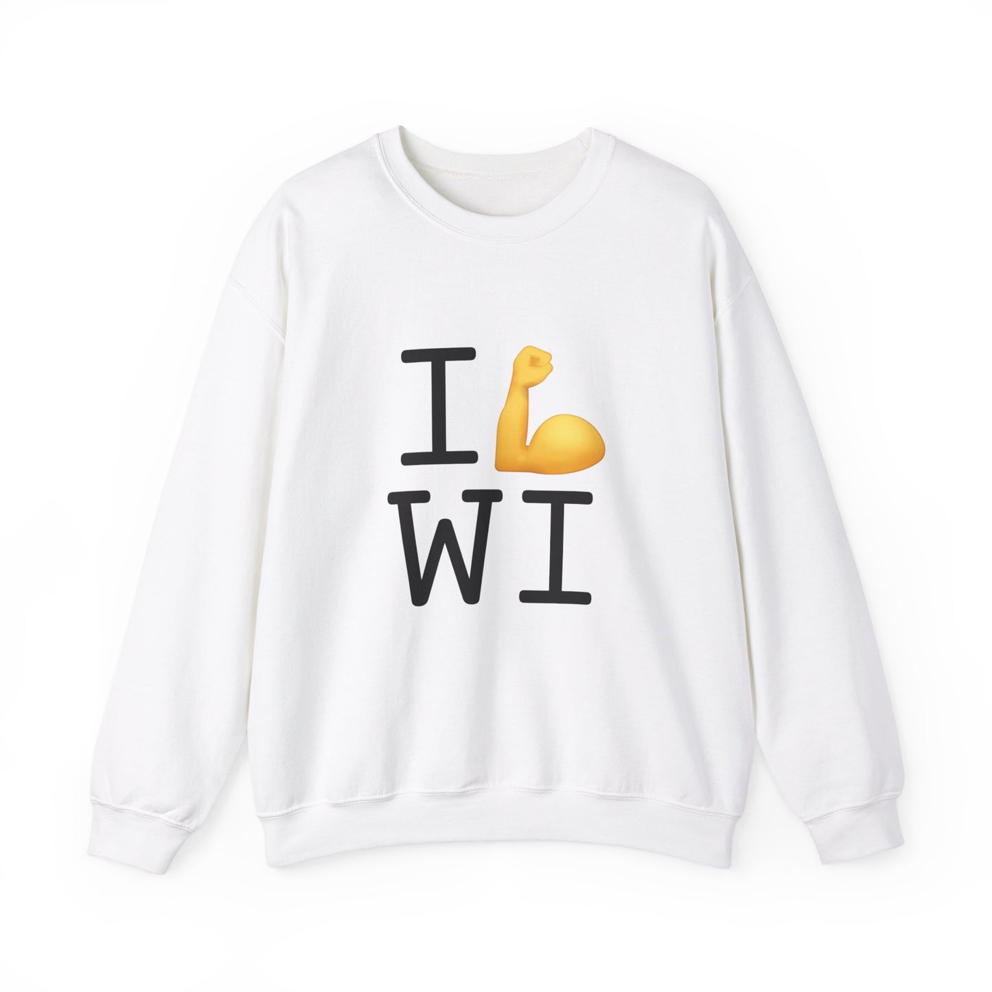 "I Flex in/on Wisconsin" Sweatshirt