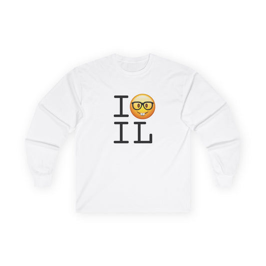 "I'm a Nerd about Illinois" Long Sleeve Shirt
