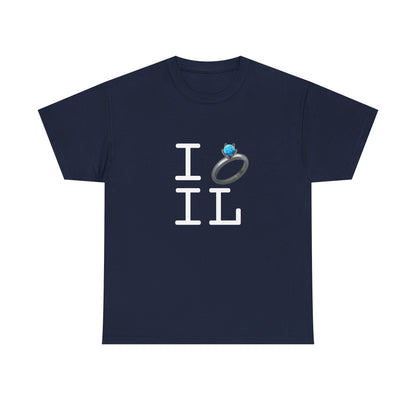 "I'm Married to (Diamond Ring) Illinois" Tee