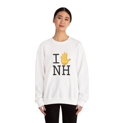 "I Stop (Raised Hand) New Hampshire" Sweatshirt