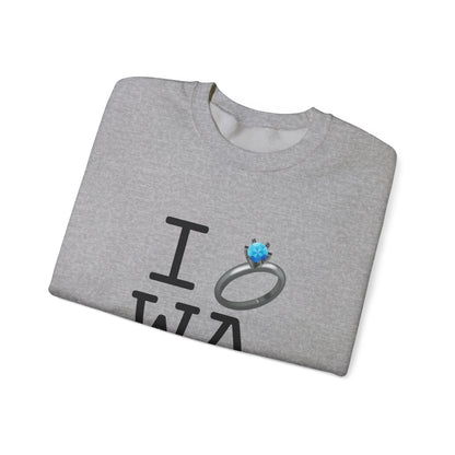 "I'm Married to (Diamond Ring) Washington" Sweatshirt