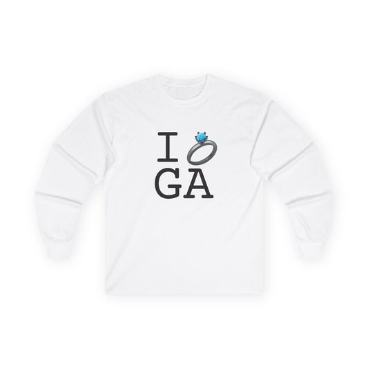 "I'm Married to (Diamond Ring) Georgia" Long Sleeve Shirt