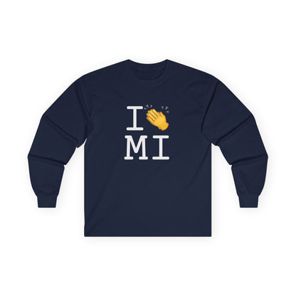 "I Applaud Michigan" Long Sleeve Shirt