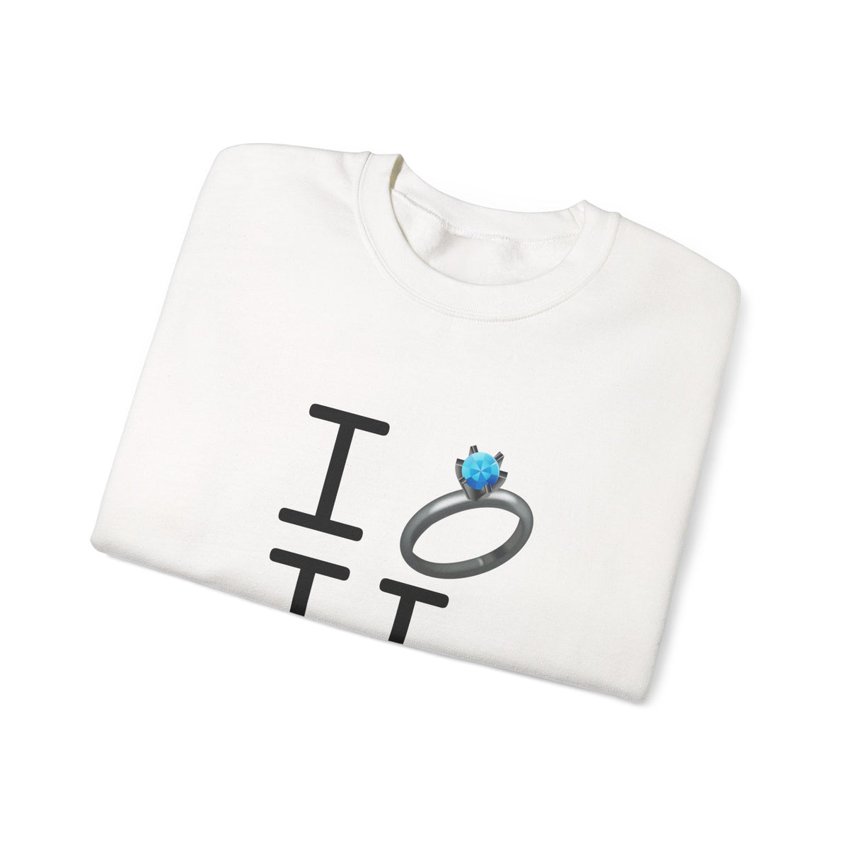 "I'm Married to (Diamond Ring) Illinois" Sweatshirt