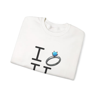 "I'm Married to (Diamond Ring) Illinois" Sweatshirt