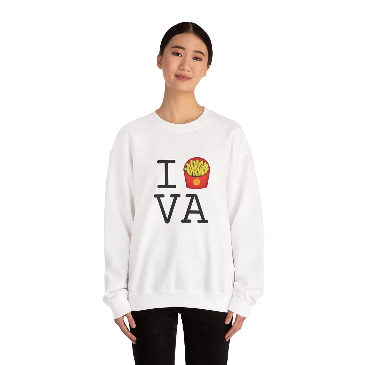 "I French Fries Virginia" Sweatshirt