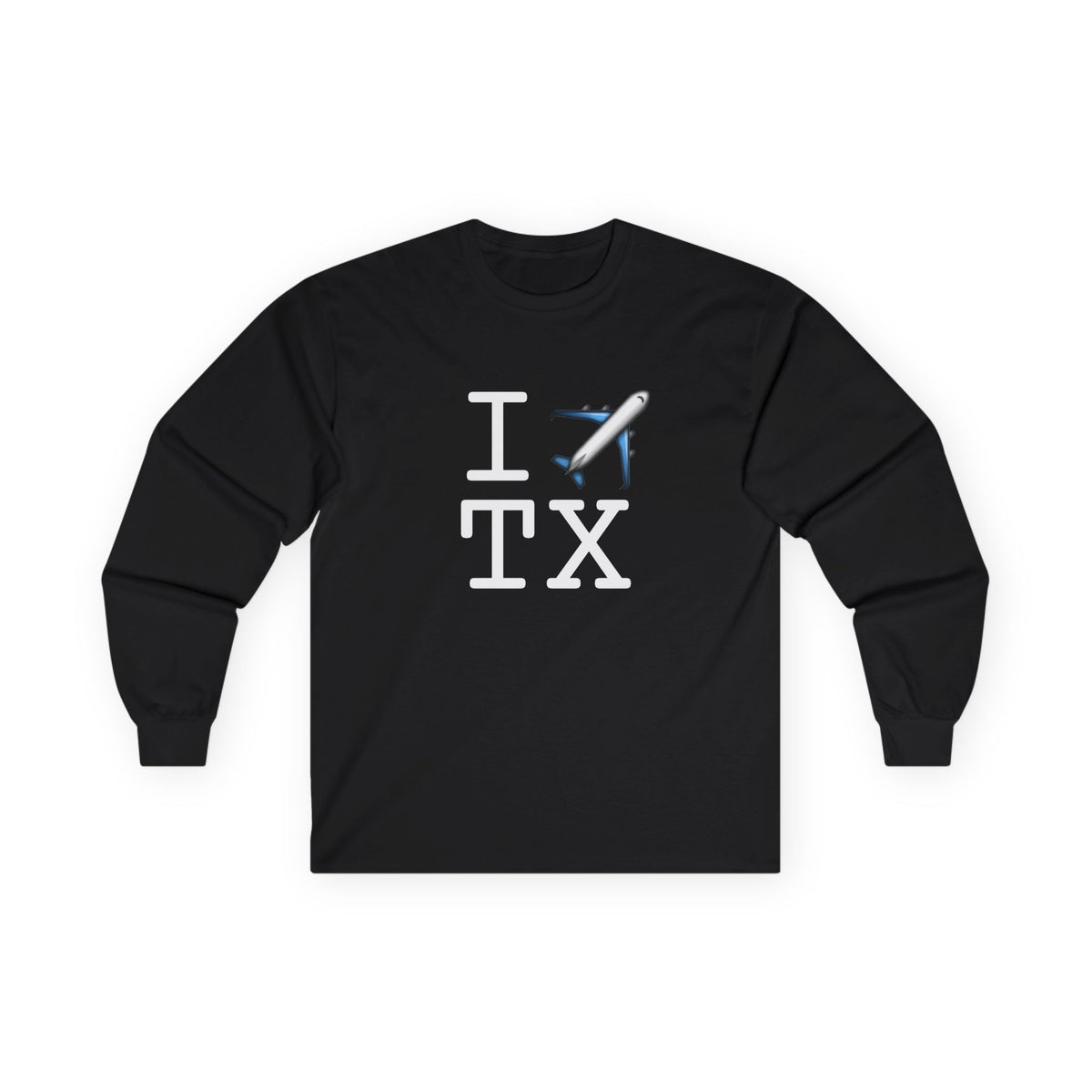"I Fly Over Texas" Long Sleeve Shirt