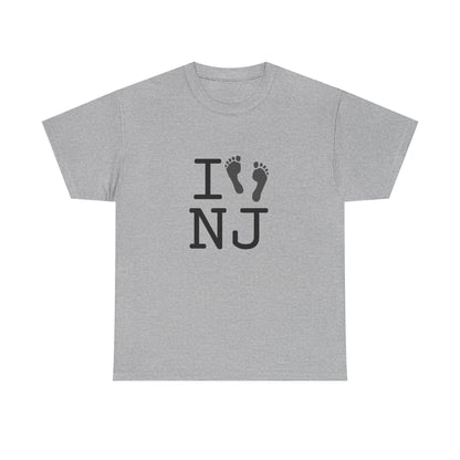 "I leave Footsteps in New Jersey" Tee