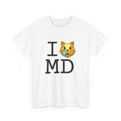 "I'm a Crying Cat about Maryland" Tee