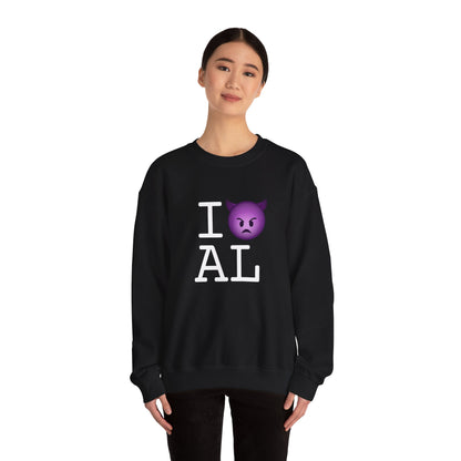 "I'm an Angry Devil about Alabama" Sweatshirt