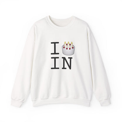"I Birthday Cake Indiana" Sweatshirt