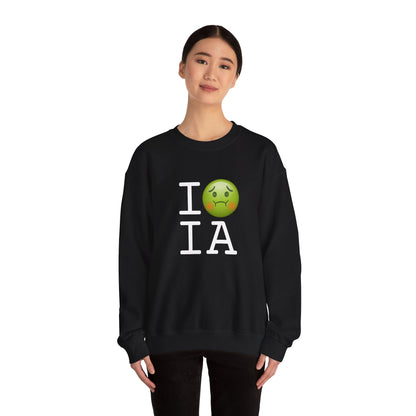 "I'm Nauseous about Iowa" Sweatshirt